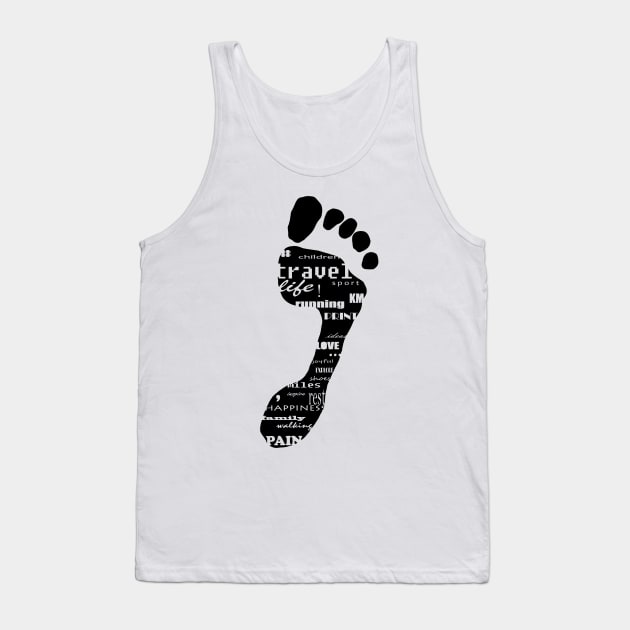 Footprint Tank Top by DarkoRikalo86